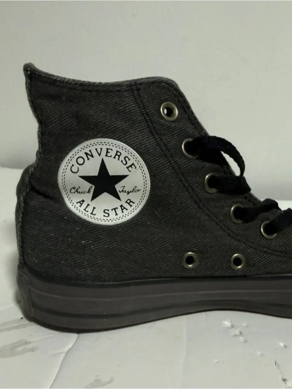 Converse Chuck Taylor All Star High Top Sneakers Charcoal Gray Youth 4.5